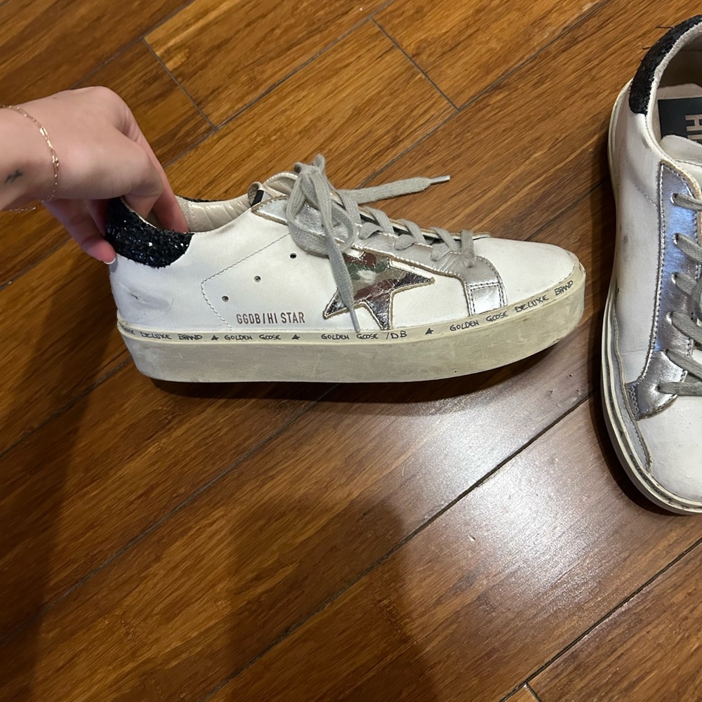100% authentic gold goose platforms